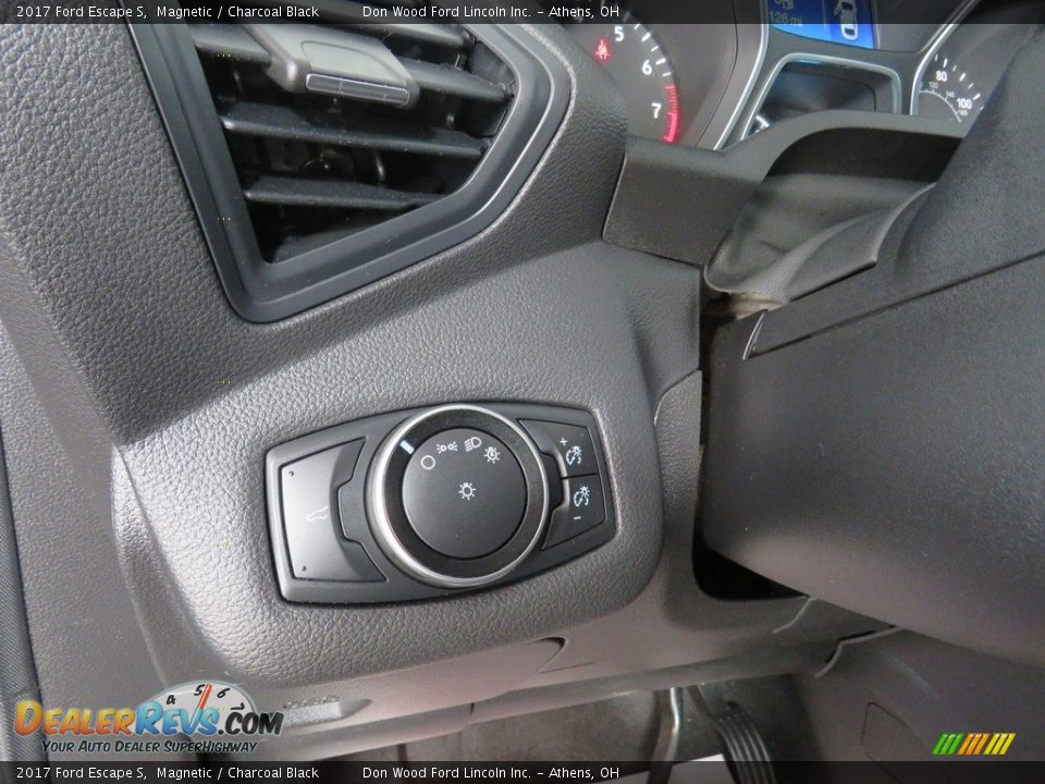 2017 Ford Escape S Magnetic / Charcoal Black Photo #36
