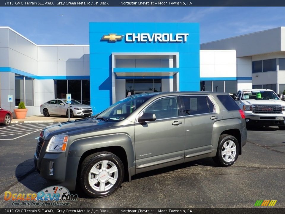 2013 GMC Terrain SLE AWD Gray Green Metallic / Jet Black Photo #1
