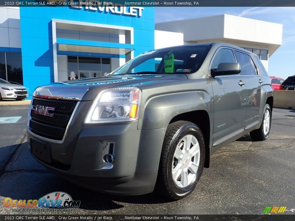 2013 GMC Terrain SLE AWD Gray Green Metallic / Jet Black Photo #2