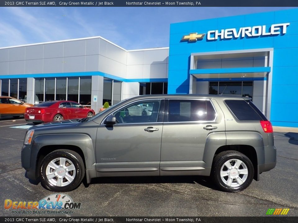 2013 GMC Terrain SLE AWD Gray Green Metallic / Jet Black Photo #3