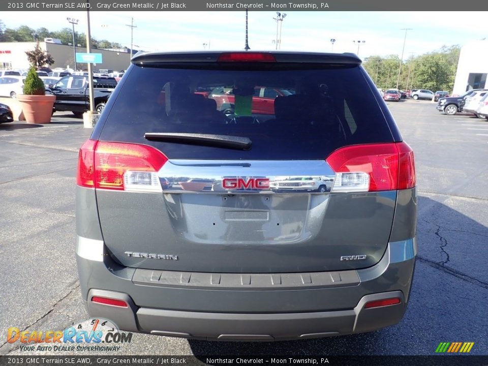 2013 GMC Terrain SLE AWD Gray Green Metallic / Jet Black Photo #6