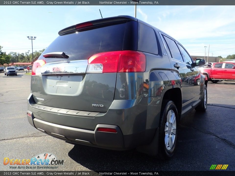 2013 GMC Terrain SLE AWD Gray Green Metallic / Jet Black Photo #8