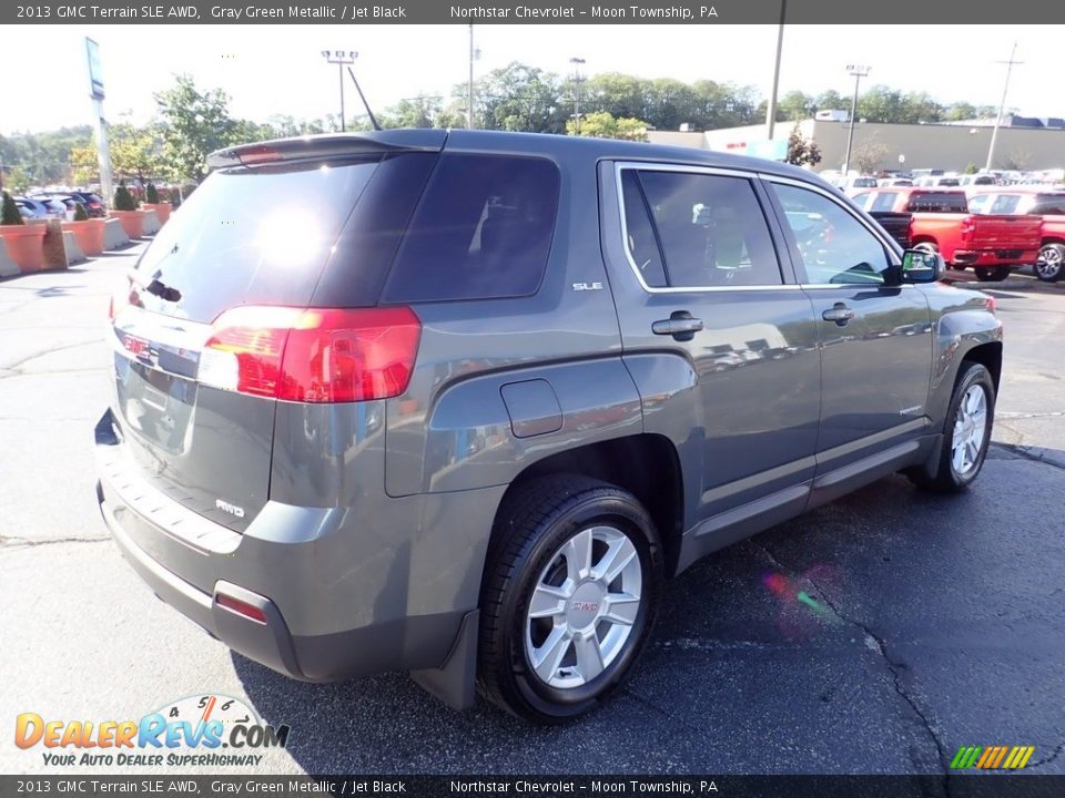 2013 GMC Terrain SLE AWD Gray Green Metallic / Jet Black Photo #9