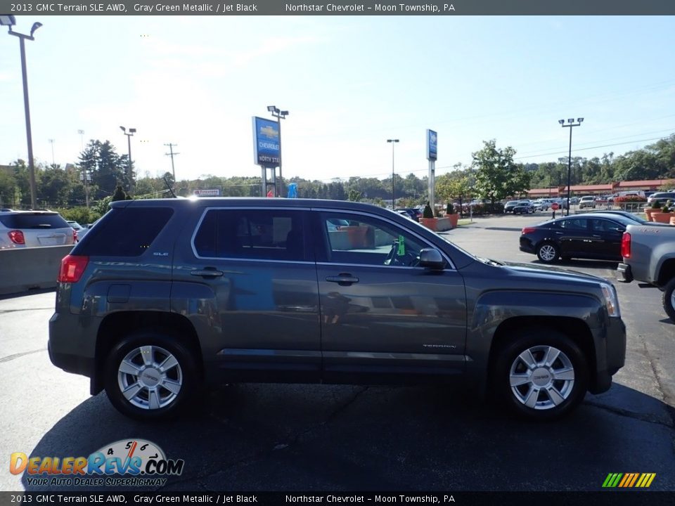 2013 GMC Terrain SLE AWD Gray Green Metallic / Jet Black Photo #10