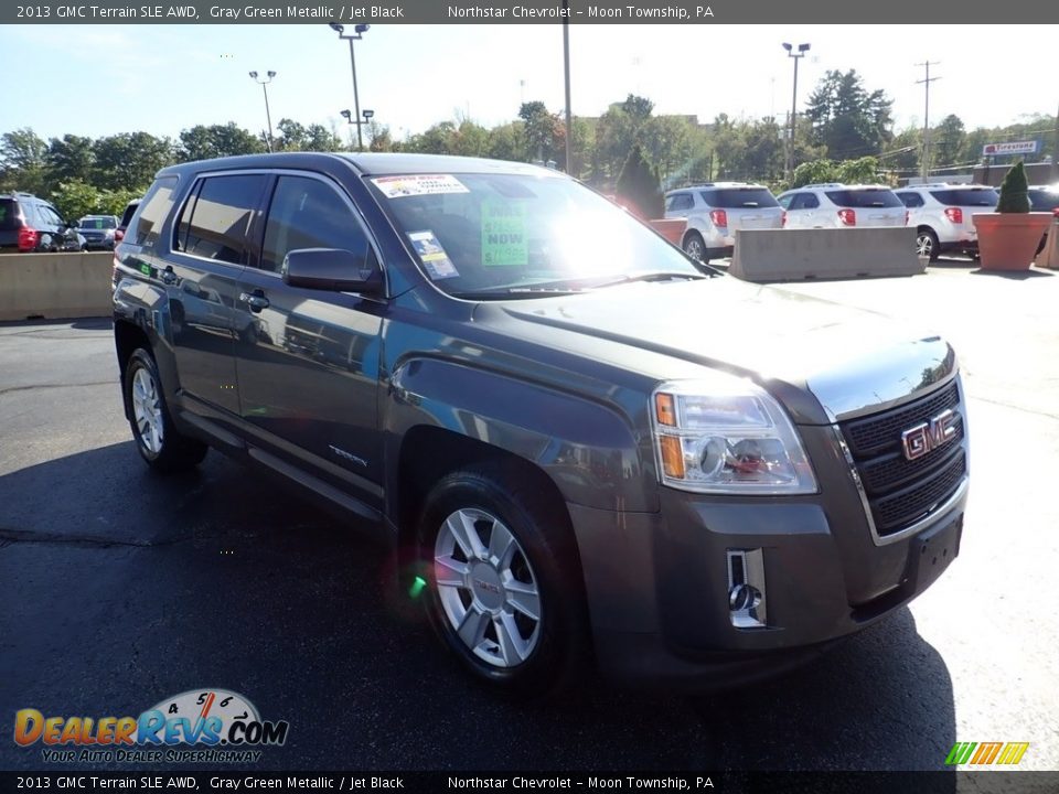 2013 GMC Terrain SLE AWD Gray Green Metallic / Jet Black Photo #11
