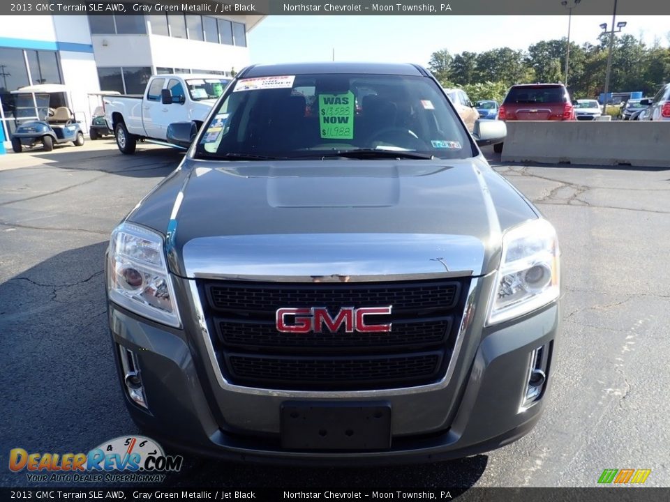 2013 GMC Terrain SLE AWD Gray Green Metallic / Jet Black Photo #13