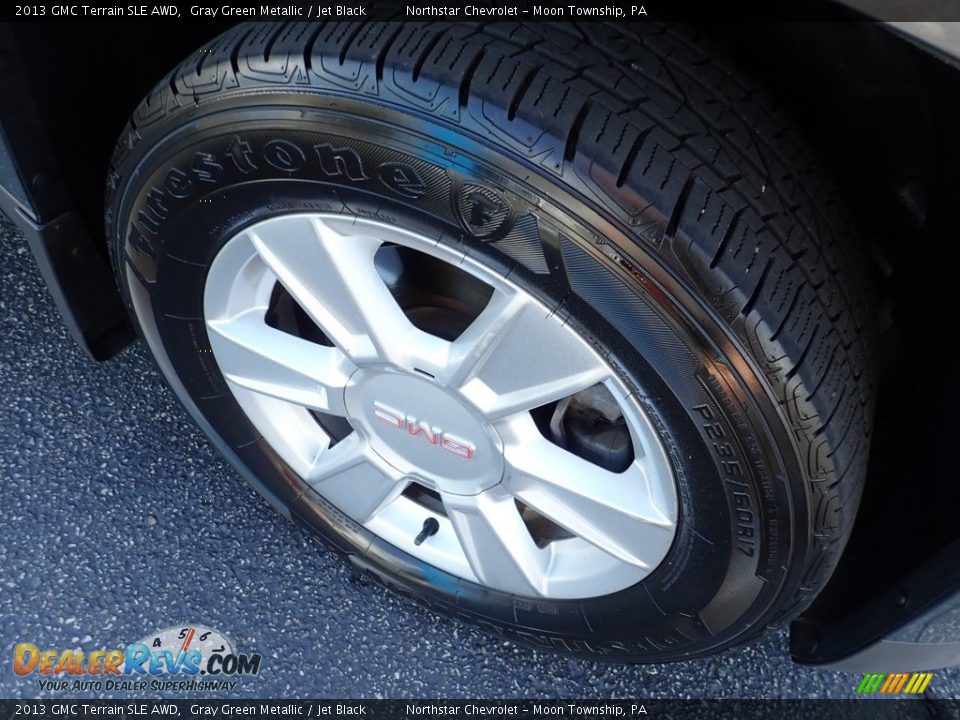 2013 GMC Terrain SLE AWD Gray Green Metallic / Jet Black Photo #14