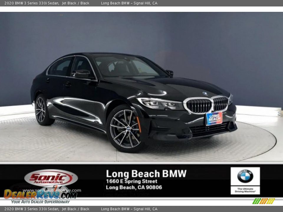 2020 BMW 3 Series 330i Sedan Jet Black / Black Photo #1