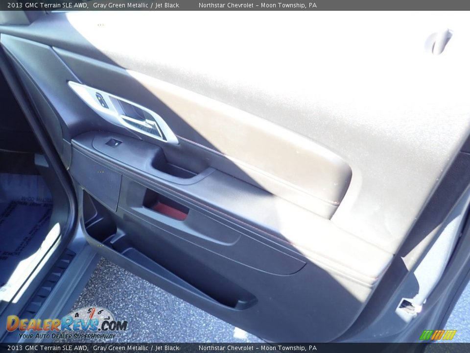 2013 GMC Terrain SLE AWD Gray Green Metallic / Jet Black Photo #17