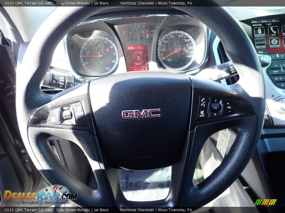 2013 GMC Terrain SLE AWD Gray Green Metallic / Jet Black Photo #26