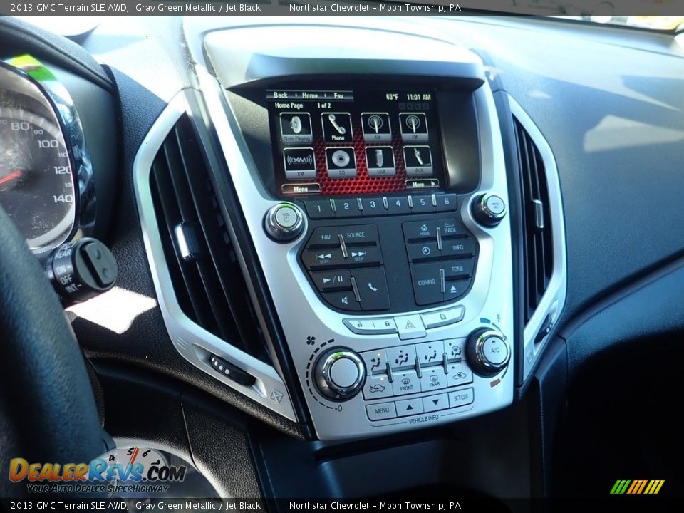 2013 GMC Terrain SLE AWD Gray Green Metallic / Jet Black Photo #27