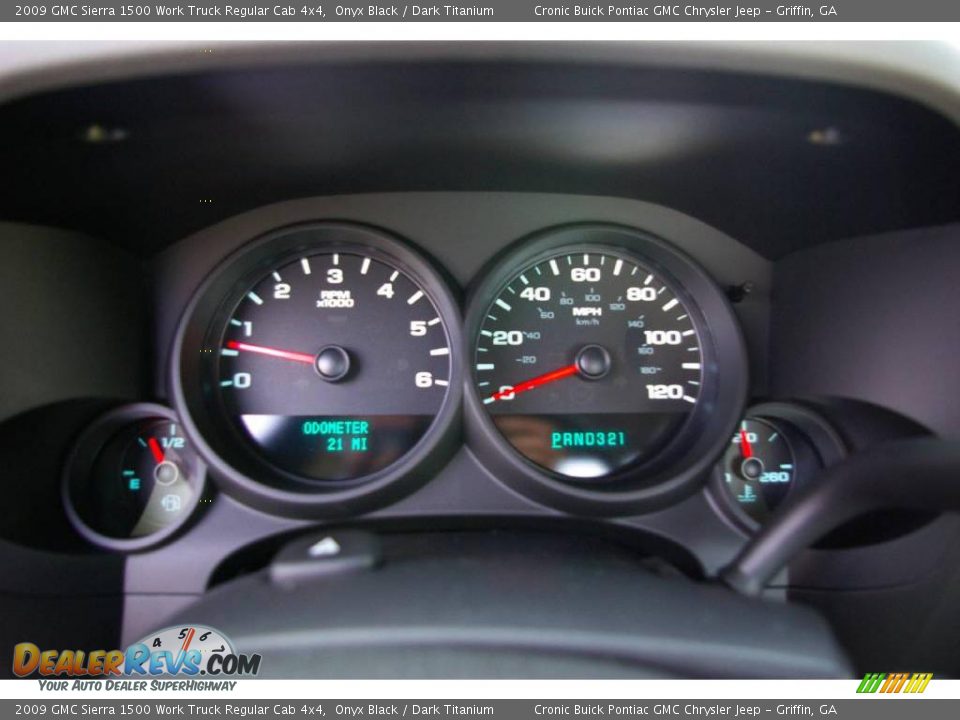 2009 GMC Sierra 1500 Work Truck Regular Cab 4x4 Onyx Black / Dark Titanium Photo #20