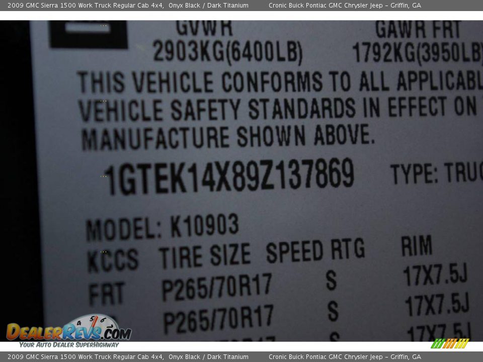 2009 GMC Sierra 1500 Work Truck Regular Cab 4x4 Onyx Black / Dark Titanium Photo #24