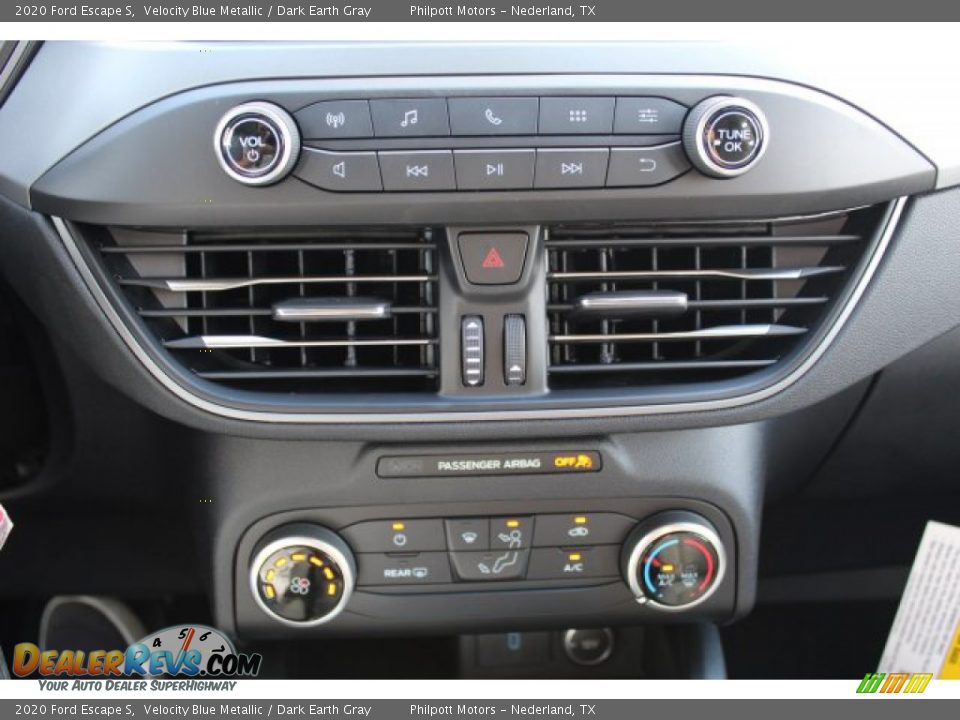 Controls of 2020 Ford Escape S Photo #15
