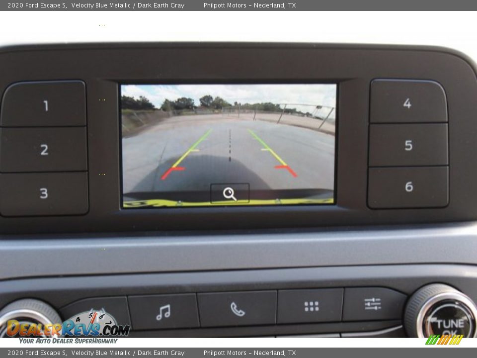 2020 Ford Escape S Velocity Blue Metallic / Dark Earth Gray Photo #16