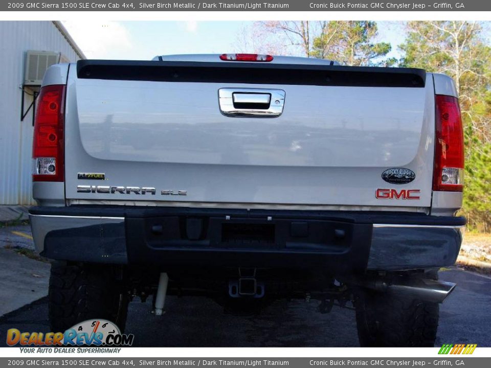 2009 GMC Sierra 1500 SLE Crew Cab 4x4 Silver Birch Metallic / Dark Titanium/Light Titanium Photo #7