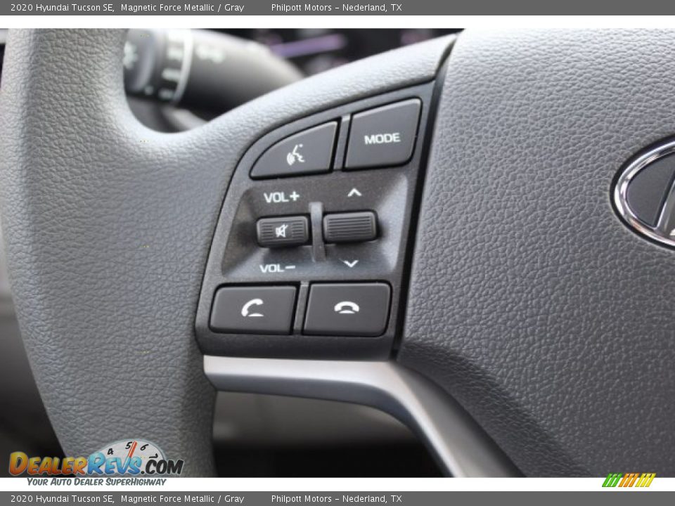 2020 Hyundai Tucson SE Magnetic Force Metallic / Gray Photo #11
