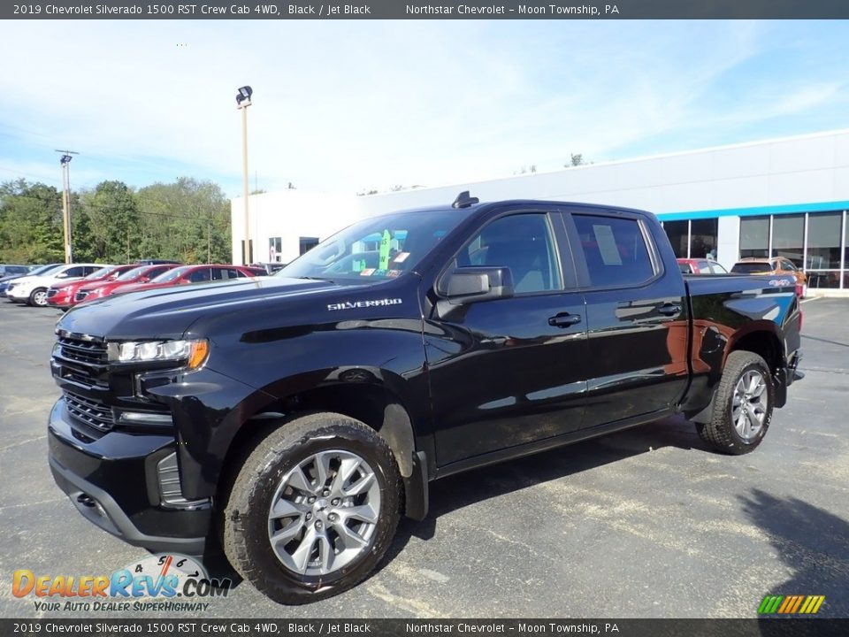 2019 Chevrolet Silverado 1500 RST Crew Cab 4WD Black / Jet Black Photo #1