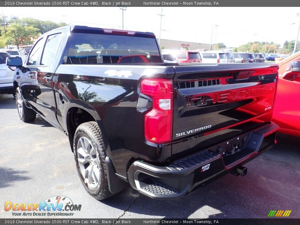 2019 Chevrolet Silverado 1500 RST Crew Cab 4WD Black / Jet Black Photo #2