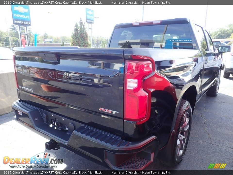 2019 Chevrolet Silverado 1500 RST Crew Cab 4WD Black / Jet Black Photo #4