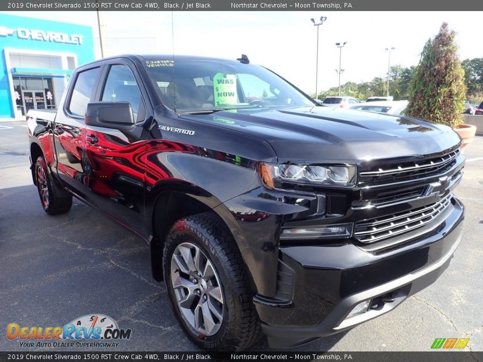 2019 Chevrolet Silverado 1500 RST Crew Cab 4WD Black / Jet Black Photo #5