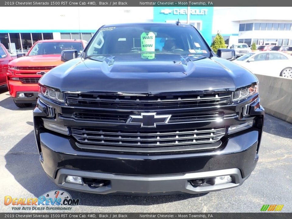 2019 Chevrolet Silverado 1500 RST Crew Cab 4WD Black / Jet Black Photo #6