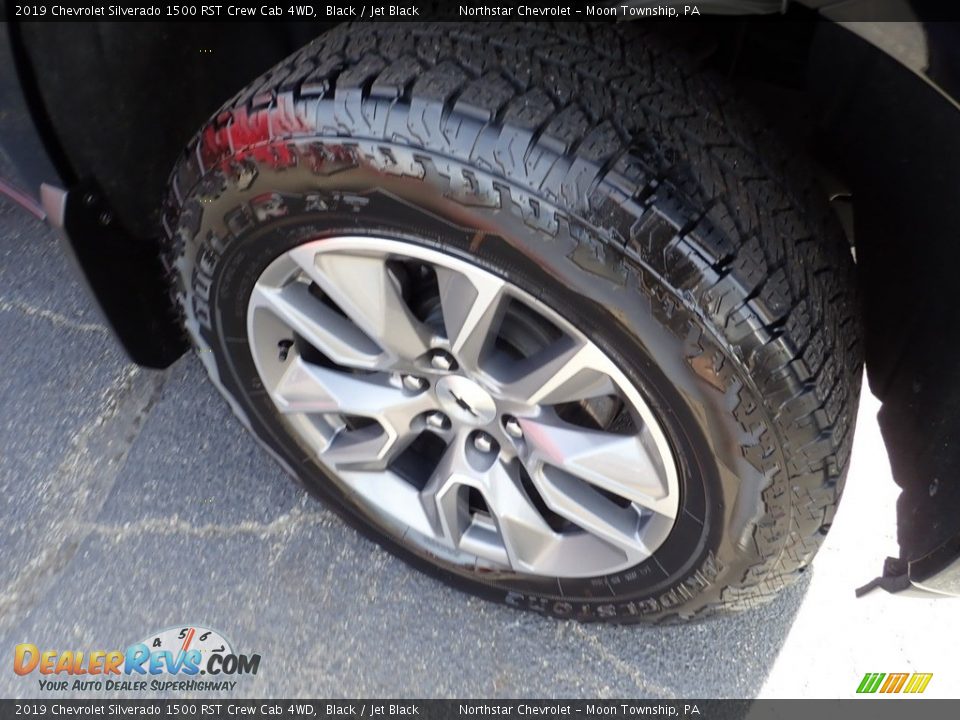 2019 Chevrolet Silverado 1500 RST Crew Cab 4WD Black / Jet Black Photo #7