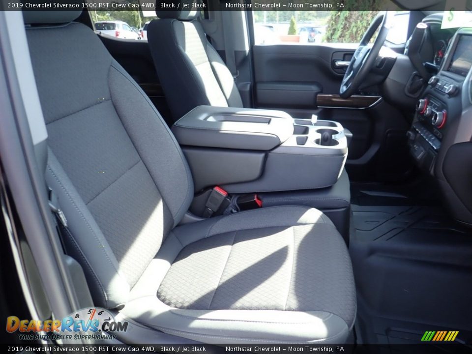 2019 Chevrolet Silverado 1500 RST Crew Cab 4WD Black / Jet Black Photo #8