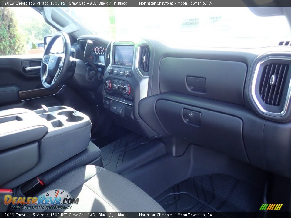 2019 Chevrolet Silverado 1500 RST Crew Cab 4WD Black / Jet Black Photo #9