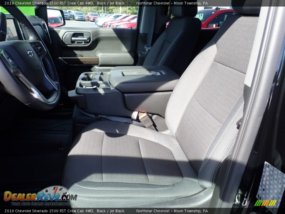 2019 Chevrolet Silverado 1500 RST Crew Cab 4WD Black / Jet Black Photo #13