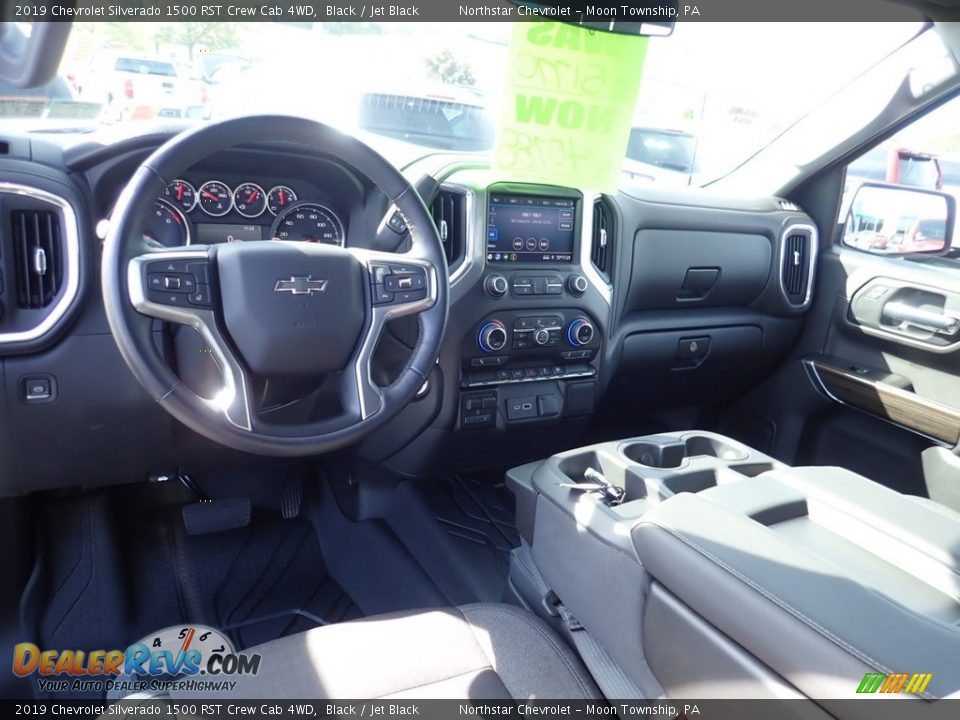 2019 Chevrolet Silverado 1500 RST Crew Cab 4WD Black / Jet Black Photo #15