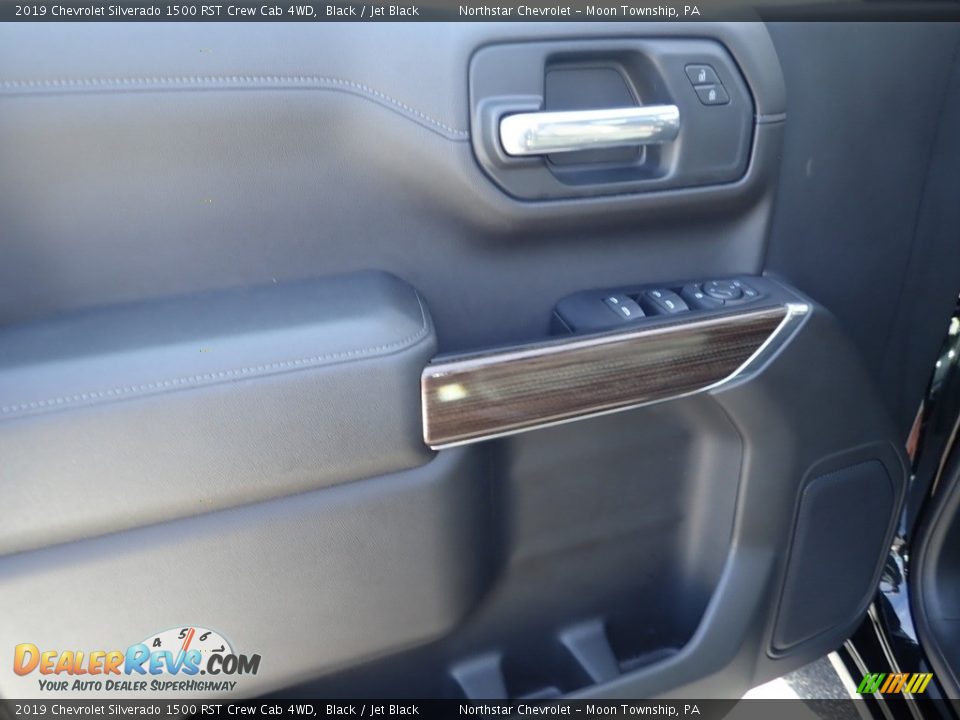 2019 Chevrolet Silverado 1500 RST Crew Cab 4WD Black / Jet Black Photo #16