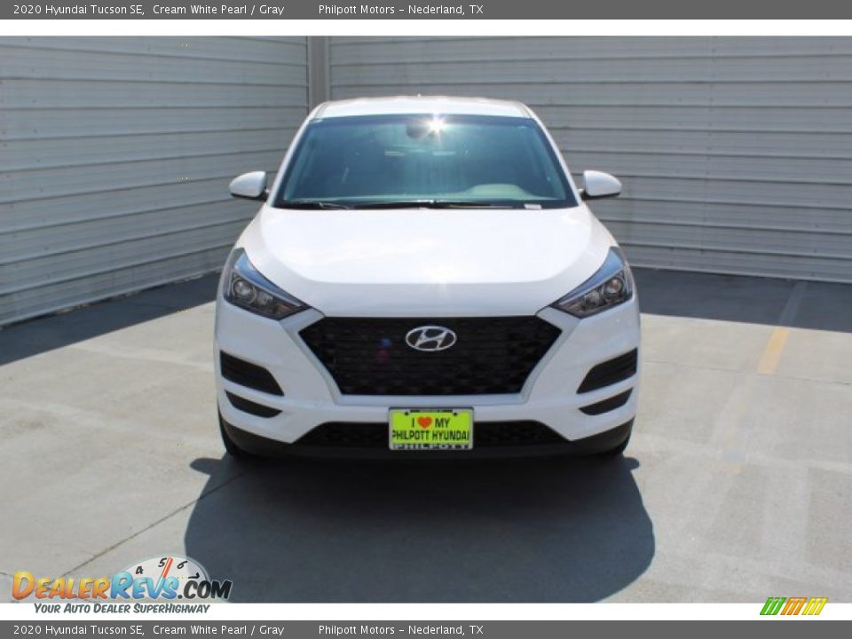 2020 Hyundai Tucson SE Cream White Pearl / Gray Photo #3