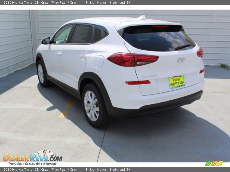 2020 Hyundai Tucson SE Cream White Pearl / Gray Photo #5