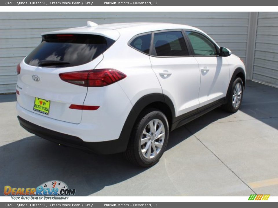 2020 Hyundai Tucson SE Cream White Pearl / Gray Photo #7
