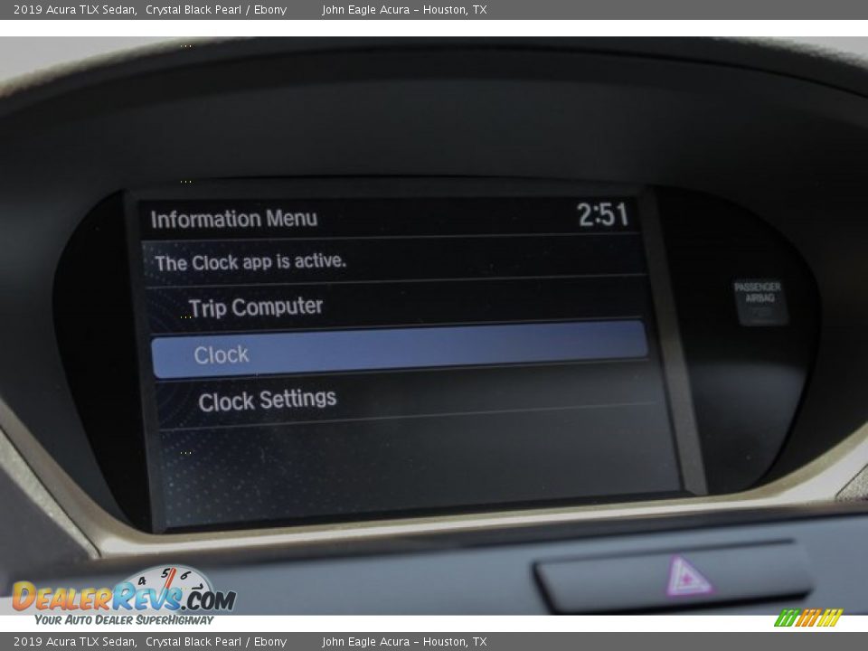 2019 Acura TLX Sedan Crystal Black Pearl / Ebony Photo #27