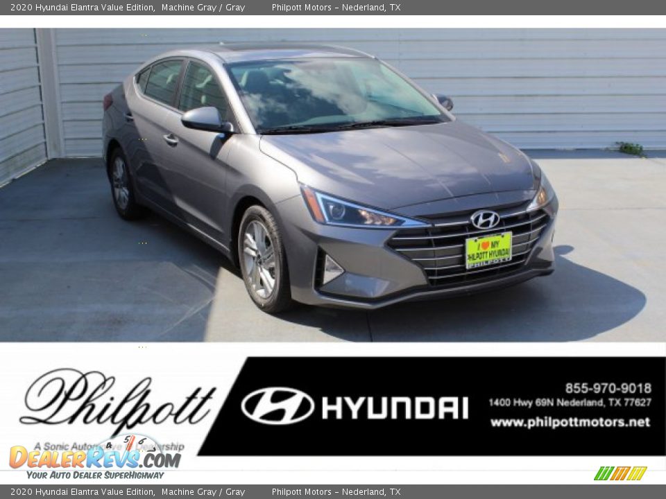 2020 Hyundai Elantra Value Edition Machine Gray / Gray Photo #1