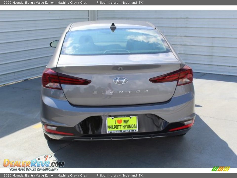 2020 Hyundai Elantra Value Edition Machine Gray / Gray Photo #7