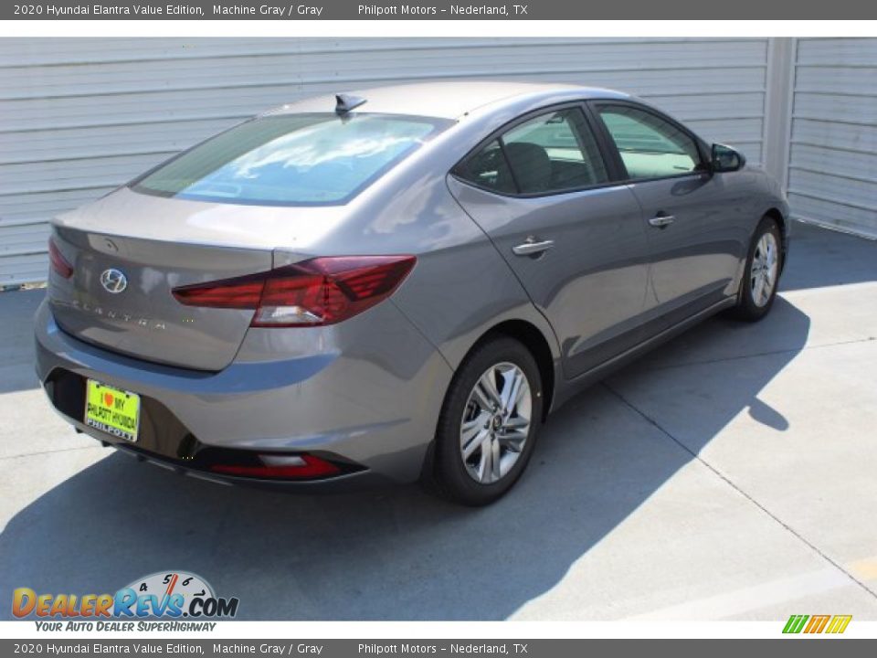 2020 Hyundai Elantra Value Edition Machine Gray / Gray Photo #8