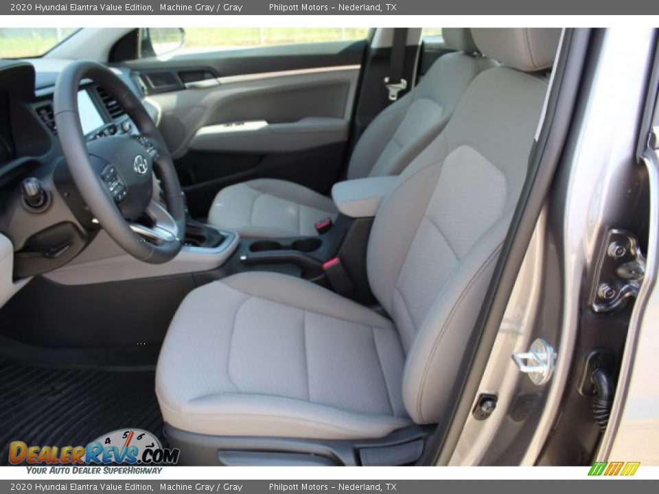 2020 Hyundai Elantra Value Edition Machine Gray / Gray Photo #10