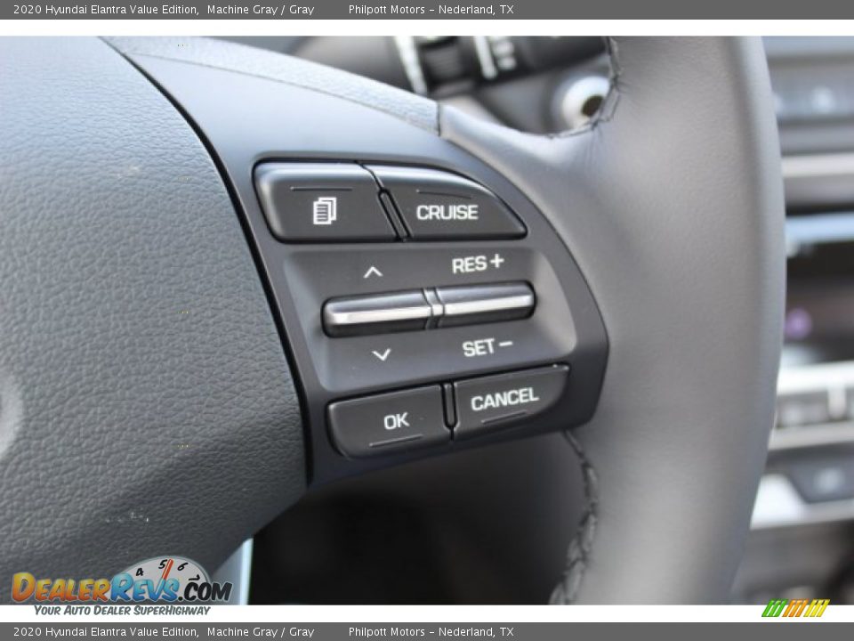 2020 Hyundai Elantra Value Edition Machine Gray / Gray Photo #12