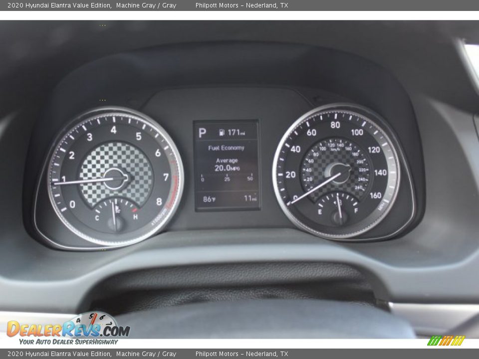 2020 Hyundai Elantra Value Edition Machine Gray / Gray Photo #13