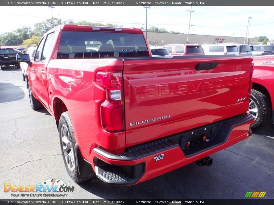 2019 Chevrolet Silverado 1500 RST Crew Cab 4WD Red Hot / Jet Black Photo #2