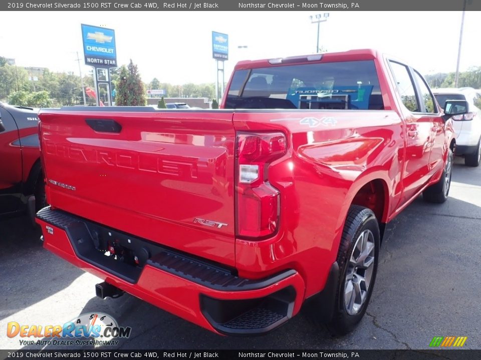 2019 Chevrolet Silverado 1500 RST Crew Cab 4WD Red Hot / Jet Black Photo #4