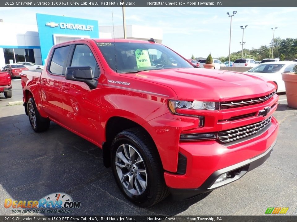 2019 Chevrolet Silverado 1500 RST Crew Cab 4WD Red Hot / Jet Black Photo #5