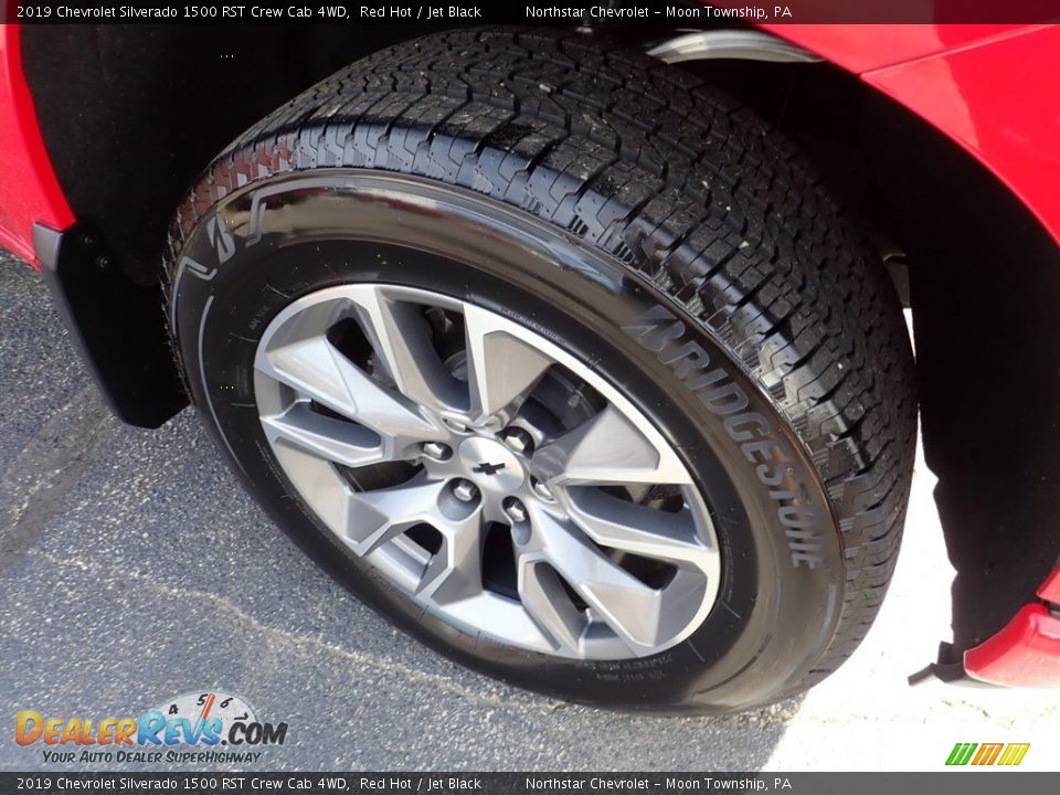 2019 Chevrolet Silverado 1500 RST Crew Cab 4WD Red Hot / Jet Black Photo #7