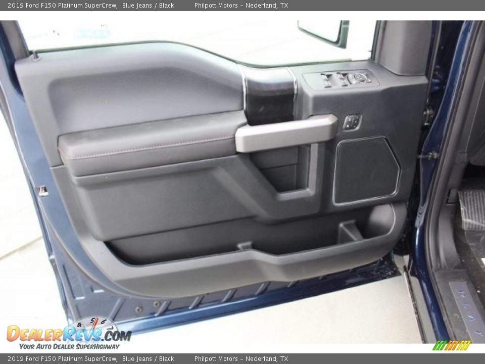 2019 Ford F150 Platinum SuperCrew Blue Jeans / Black Photo #9