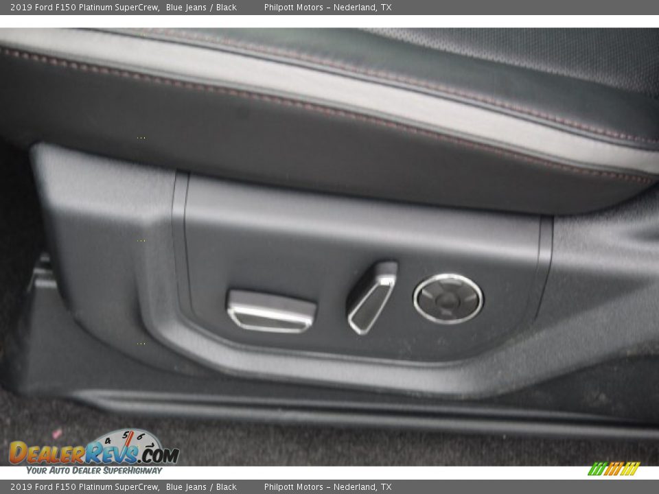 2019 Ford F150 Platinum SuperCrew Blue Jeans / Black Photo #11