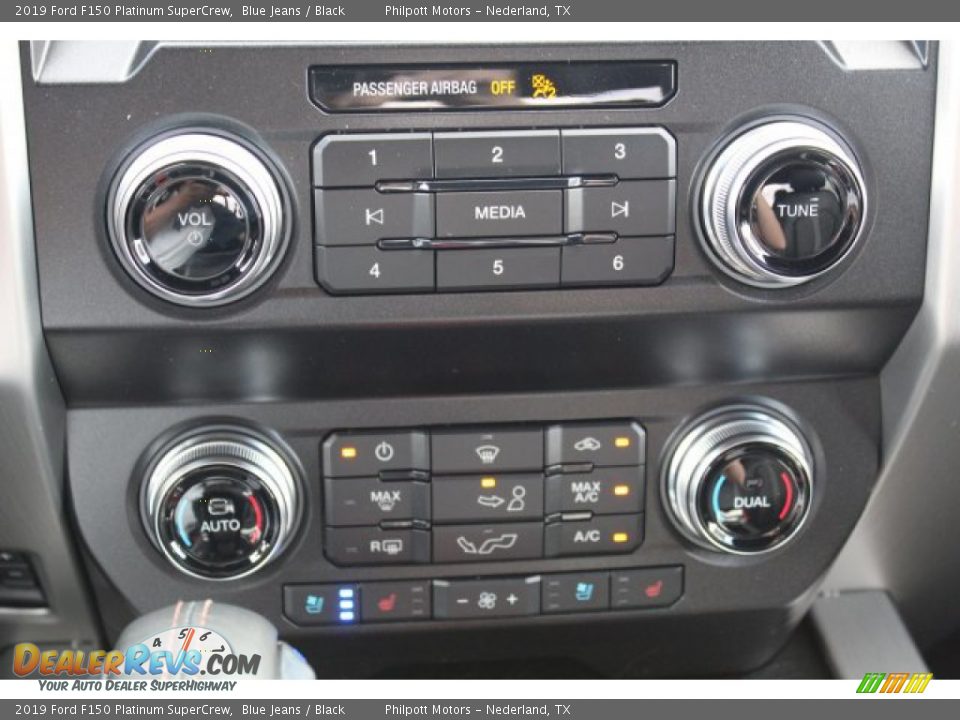 2019 Ford F150 Platinum SuperCrew Blue Jeans / Black Photo #17