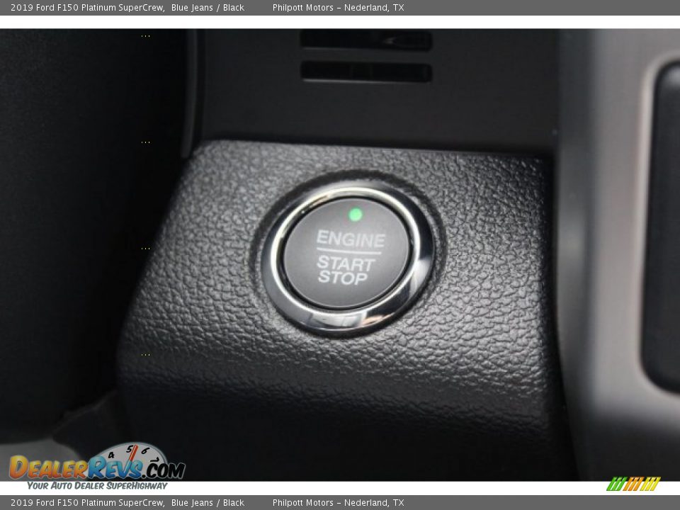 2019 Ford F150 Platinum SuperCrew Blue Jeans / Black Photo #18
